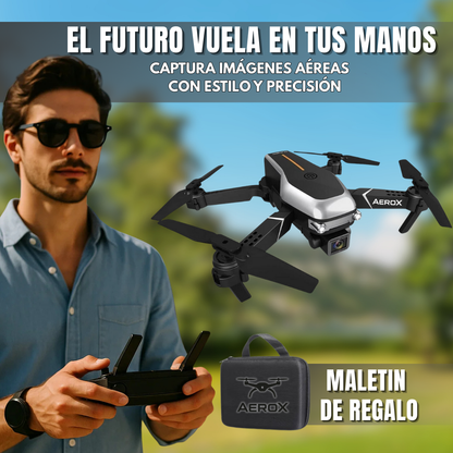AEROX | CAPTURA EL CIELO CON CALIDAD 4K Y FÁCIL CONTROL + MALETIN GRATIS