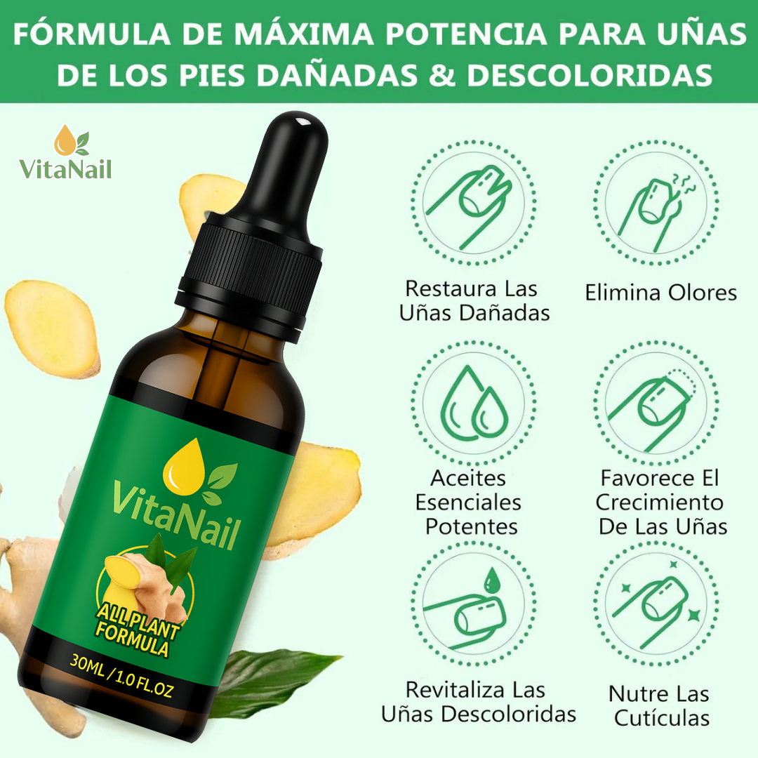 VITANAIL | TRATAMIENTO ANTI HONGOS 7 DÍAS 100% NATURAL OFERTA 2X1