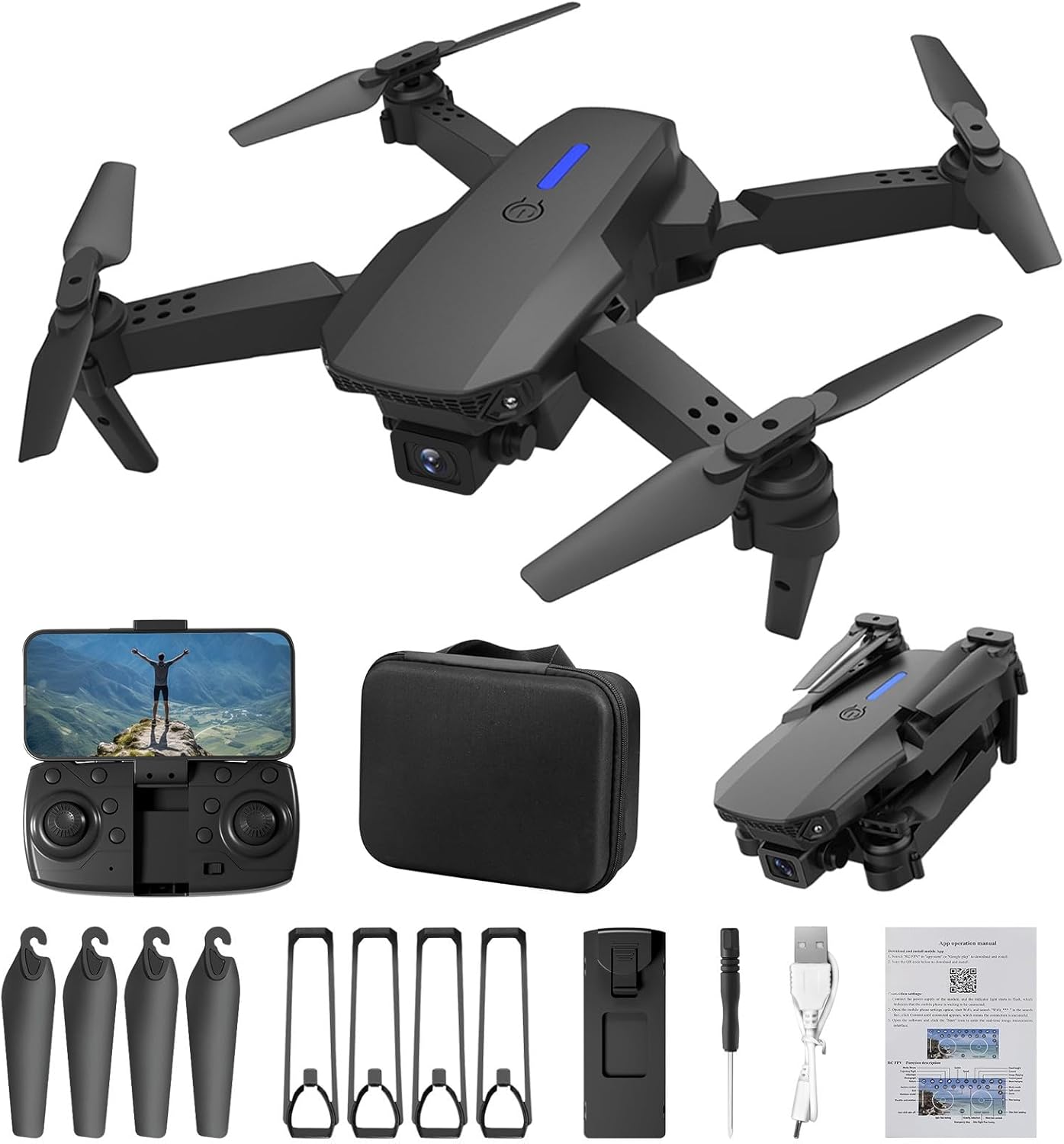AEROX | CAPTURA EL CIELO CON CALIDAD 4K Y FÁCIL CONTROL + MALETIN GRATIS