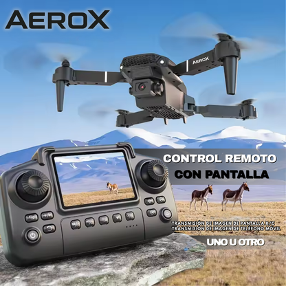 AEROX | CAPTURA EL CIELO CON CALIDAD 4K Y FÁCIL CONTROL + MALETIN GRATIS